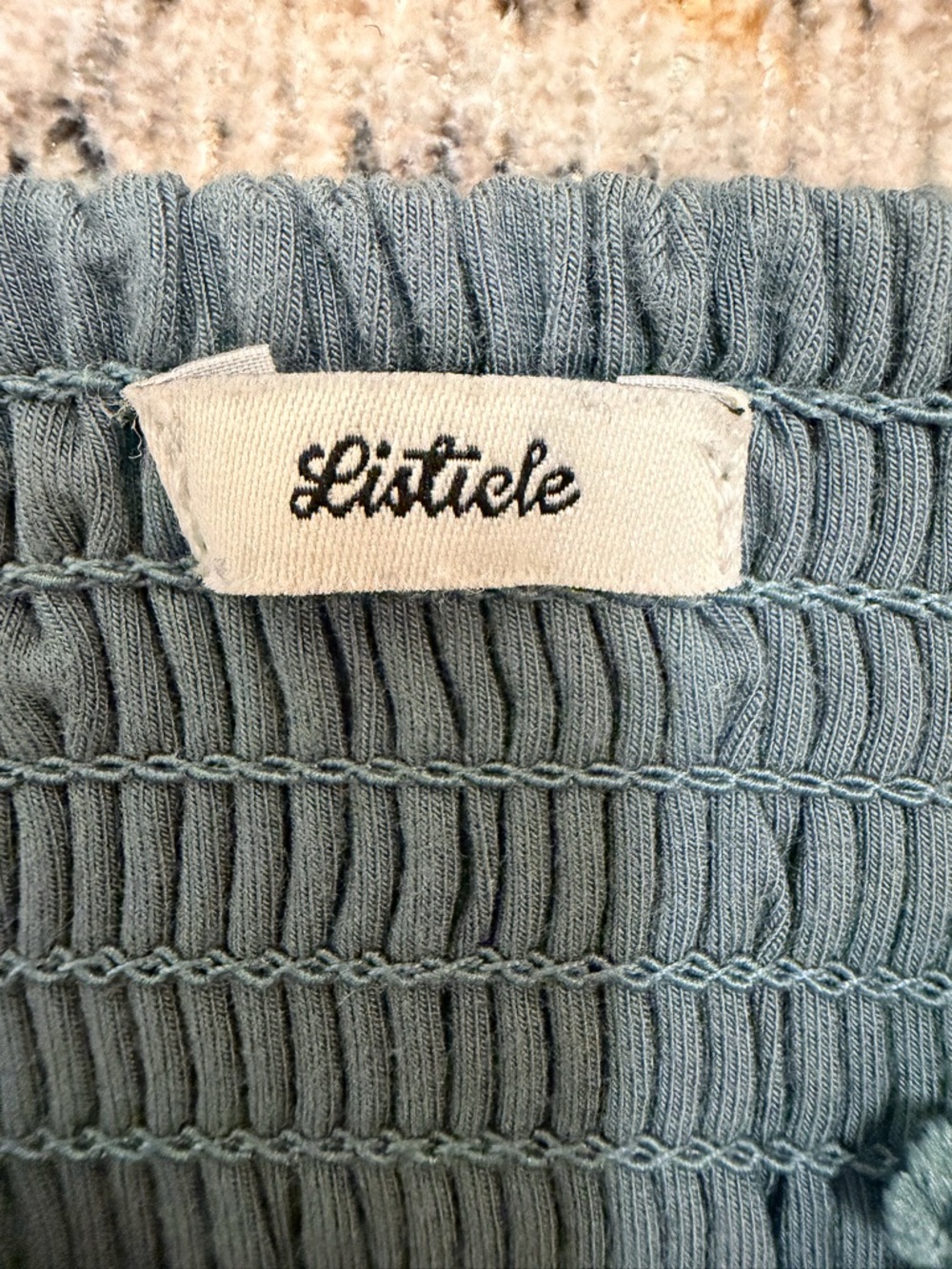Listicle teal lace bra/bralette small adjustable straps - Picture 3 of 5